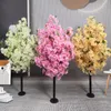 Decorative Flowers Wreaths Artificial Cherry Tree ing Home Wedding Garden Party Decoration el Office Display Christmas Luxury 231027