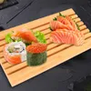 Conjuntos de louça Bandeja de frutas Sushi Prato Servindo Cozinhar Bambu Sashimi Sobremesa Prato Restaurante