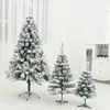 Andra evenemangsfestleveranser År 6090 cm Spray Snow Christmas Tree Artificial Indoor Decoration PVC Material Återanvändbart 231027