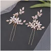 Hair Clips Rhinestone Flower Stick Chinese Chopsticks Vintage Pin For Wedding Cosplay Party Dancing