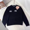 Women's Sweaters Advanced version Womens Sweaters France trendy Clothing C letter Graphic Embroidery Fashion Round neck Coach channel Luxury brands Sweater tops
