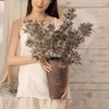 Decorative Flowers Great Artificial Flower No Odor 2 Colors Faux Real Touch Simulation Leaves