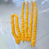 Artificial Flowers Indian style Marigold Garland for Festivals Decorative Flowers