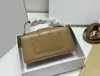 Portefeuille de luxe classique pour femmes, pochette en cuir à une épaule, de marque nominée à la main, 668