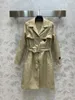 24 Trench da donna Trench di media lunghezza con maniche staccabili per un gilet elegante e età ridotta 1027