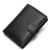 Wallets Genuine Leather Wallet Men Passport Holder Coin Purse Magic Walet PORTFOLIO MAN Portomonee Mini Vallet Cover313a