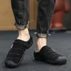 Pantoufles hommes hiver bas doux maison chaussure coton épais intérieur SlipOn diapositives confortable grande taille 231027