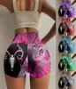 2021 S5XL Moda para mujer Cintura alta Yoga Country Girl Ciervos Caza Impreso Hip Bottom Bragas Gimnasio Desgaste Casual Deportes Shorts Slim6627148