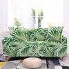 Chair Covers 3D Tropical Leave Sofa Cover Stretch Slipcovers For Living Room Elastic Sectional Couch 1/2/3/4 Seater L Shape Funda