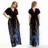 Robes de grande taille 4xl 5xl 6xl 7xl 8xl, grande robe droite au sol étendue pour femmes, jupe de plage de vacances