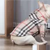 Vêtements pour chiens Vêtements pour animaux de compagnie Coupe-vent imperméable Tissu Plaid Vêtements pour chiens Automne Teddy Schnauzer Bichon Frise Jarre Aero Drop Livraison Dhgoz