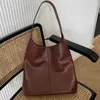 Evening Bags MS Thick Frist Layer Leather Woman Bag Shoulder Cowhide Handbag And Purses Luxury Leisure Bucket Lady Casual Tote 2023