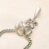Дизайнерское ожерелье с подвеской в виде четырех листьев, модное роскошное ювелирное изделие Love, новое романтическое ожерелье в подарок, посеребренное, великолепное стильное ожерелье-цепочка