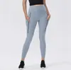 Yoga Leggings Gym Clothes Women High Waist Capris Running Fitness Sports Legging Size Pockets Workout Full Length Tights Trouses3257008