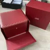 Factory Direct Direct Red Watch Backaging Box عالي الجودة في المخملية السوداء المرنة مرنة Clamshell مربع المجوهرات