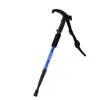 Trekking Poles 4 Section Folding Wear-resistance Foldable Crutches Light Weight Multifunction Walking Stick Mountaineering