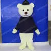 Jul teddy björn maskot kostymer halloween fancy fest klänning tecknad karaktär karneval xmas reklam födelsedagsfest kostym unisex outfit