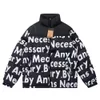 Designerkleidung Herren Stylist Mantel Winterjacke Mode Gesicht Männer Frauen Mantel Jacken mit Reißverschlüssen Daunen Damen Oberbekleidung Kausal Hip Hop North M/L/XL/2XL JK