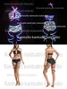 2023 Design European and American Reflective Bikini Strap Split Swimwear Women's Sexy Cross Strap Swimwear Party