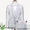 Ternos masculinos gn 2024 feitos sob medida para homens menino único breasted terno incluem blazer calças colete elegante traje de casamento noivo