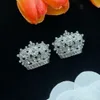 Couronne de cristal tête de méduse, boucles d'oreilles pour femmes, accessoires de mariage, bijoux de styliste, vente en gros et au détail, XMEH41