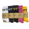 Zqnz Men's Fashion Towel Socks Fashion Brand Carthart Hosiery厚い底の固体刺繍のネクタイダイエッドハイスリーブスポーツ