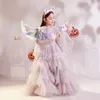 2023 Girls Pageant Dress Ball Gown Ruffled Flower Girls Birthday Party Dresses Halloween children dress cosplay shiny angel girl kindergarten performance dress