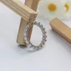 Paston Custom 3.5mm D VVS Moissanite Eternity Ring Women Silver 925 결혼 반지 중국 도매