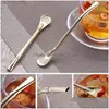 Arts And Crafts 7 Most Stainless Steel St Coffee Filter Drinking Gourd Spoon Mixing Household Mti-Purpose Wd950924 Drop Delivery Home Dhqr1