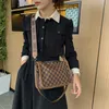 Checkered Women's Bag Autumn and Winter New designer Small Square High Grade One Shoulder Crossbody Purses Outlet