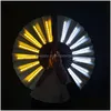 Décoration de fête LED Fans Concert Cheer Up Fan lumineux pour Bar Disco Dj Club Glowing Toy Halloween Cadeaux de Noël 4Pcs Dr Homefavor Dh9Fg