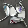 2023Nieuwe Golfclubs Little Bee Golfclubs kleurrijke CCFORGED wiggen Zilver en Zwart 48 52 56 60 Graden Stalen staaflichaam met dopafdekking