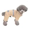 Hondenkleding met chihuahuabont voor huisdierkraag Jas Honden Kleine poedelkleding Kostuums Jassen Jumpsuit Ring Puppy Overalls Winter