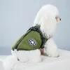 Vente en gros de nouveaux vêtements pour animaux de compagnie transfrontaliers manteau en coton imperméable et chaud pour chien vêtements de ski d'hiver poitrine dos gilet en coton intégré