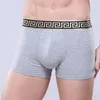 Roupa interior macia respirável saúde grande escroto masculino underware bolsa pacote shorts roupas china boxers atrevido algodão sólido A-M556 5xl271c