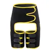 Women's Shapers Women Sweat Slim Trimmer Thigh Double Strap BuLifter Tummy Waist Trainer Belt Leg