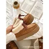 Designer Boots Woman Ultra Mini Platform Boots Australia Fur Snow Boot Tasman Fur Slides Winter Warm Slip-on Shoes Real Sheepskin Booties Men