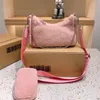 10A designer 3pcs furry crossbody shoulder bags purse women mirror quality clutch wallet woman girls winter fashion warm fluffy handbags purses wallets dhgate bag