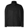 Men's Jackets Miyake Pleated Casual Coat Fashion Simple Loose Standing Collar Long Sleeve Autumn Short Jacket Top Men Clothing
