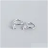 2 stuks Zirkonia kleine hoepel oorbellen voor vrouwen kleine hanger kraakbeen oorbel Helix tragus piercing sieraden drop levering Dhgarden Ot3Xt