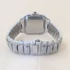 Niestandardowe mrożone przez VVS 1/VS1 GRA Certyfikowana odpowiedź Studded Moissanite Diamentowe autobusy w dół hiphopowej biżuterii Watch Pass Tester