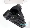 Women Sheepskin With Box Winter Luxury Genuine Leather Brands Big Glove Warm Cashmere