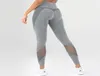 Sports slitage Moto Mesh Yoga Pants for Women High midje Leggings Fitness Clothing Female Fitness Leging Sport Gym Leggings1467112