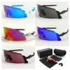 Designer Oakleiesl Sun Glasses Juliet polariserad metall rosguldram utomhus cykling fiske bergsklättring solglasögon 9455