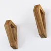 Haczyki Proste nowoczesne stałe drewniane haczyk do dekoracji ściennej pustej wiszące produkty