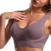 Yoga Outfit Femmes Sports Soutien-gorge rembourré sans couture sans fil respirant confort sommeil entraînement fil de course push up