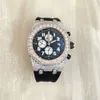 Top Brand Custom Design Men Woman Hand Set Iced Out Diamond Moissanite Watch