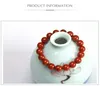 JD pierre naturelle véritable 5A jaspe rouge prière Bracelets de perles femmes hommes chapelet méditation Bracelets Yoga bijoux cadeau Pulsera bijoux de modeBracelets