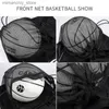 Utomhusväskor dragsko basketbollsfotbollpåse Ultralight Mesh Ball Soccer Shoes Ryggsäck utomhussport Yoga Simning Bagage Pack XA103B Q231028