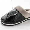 Pantofole da uomo per la casa invernali scarpe calde per interni fondo spesso peluche impermeabile in pelle casa uomo cotone 231027